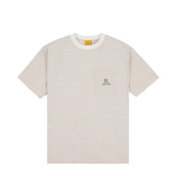 Dime Striped Pocket T-Shirt - Fog