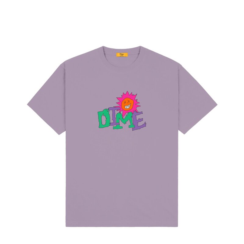 Dime Sunny T-Shirt - Plum Gray