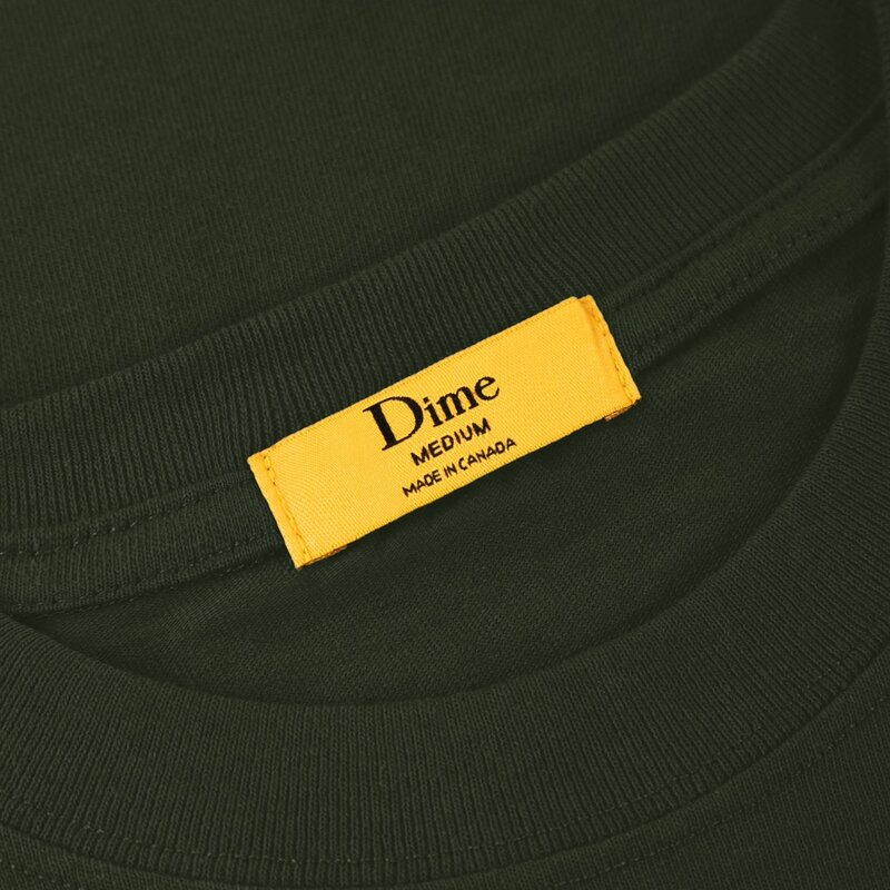 Dime Classic Small Logo T-Shirt - Vert Forêt