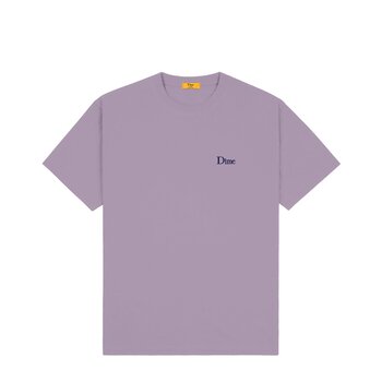 Dime Classic Small Logo T-Shirt - Plum Gray