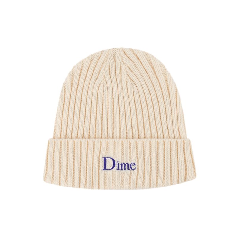 Dime Classic Fold Beanie - Off-White