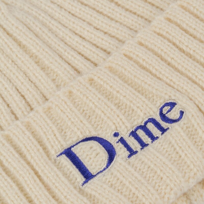 Dime Classic Fold Beanie - Off-White