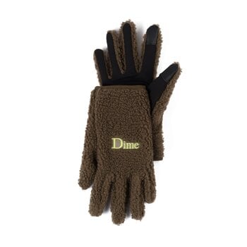 Dime Classic Gants en Polaire - Marron Militaire