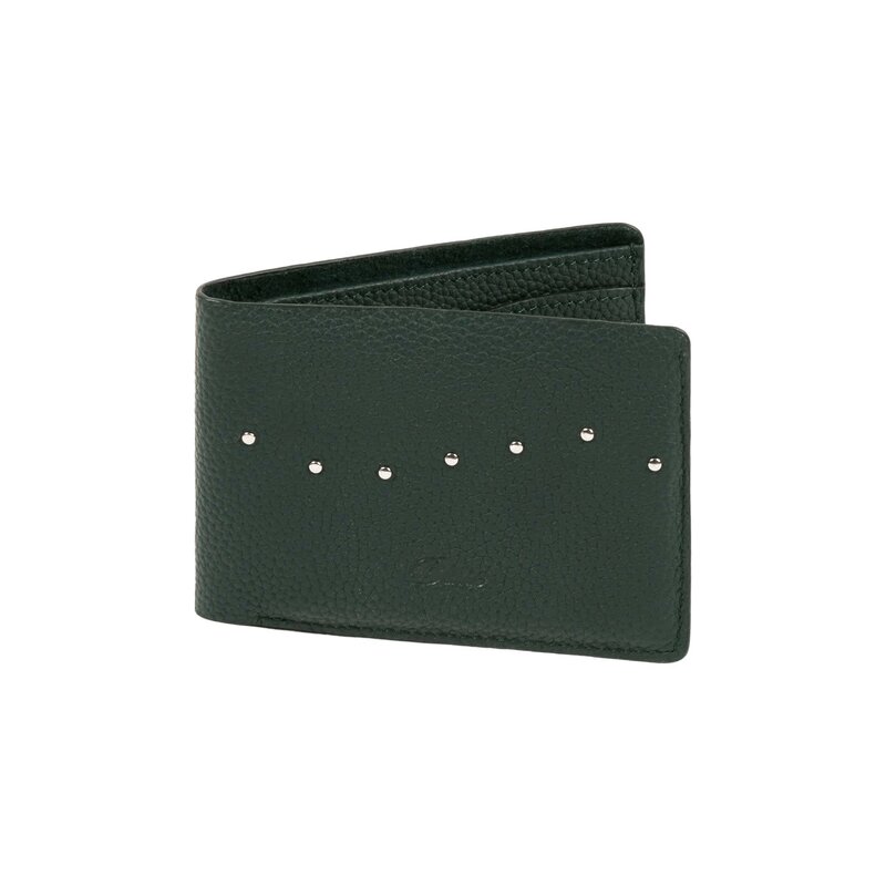Dime Studded Bifold Wallet - Forest