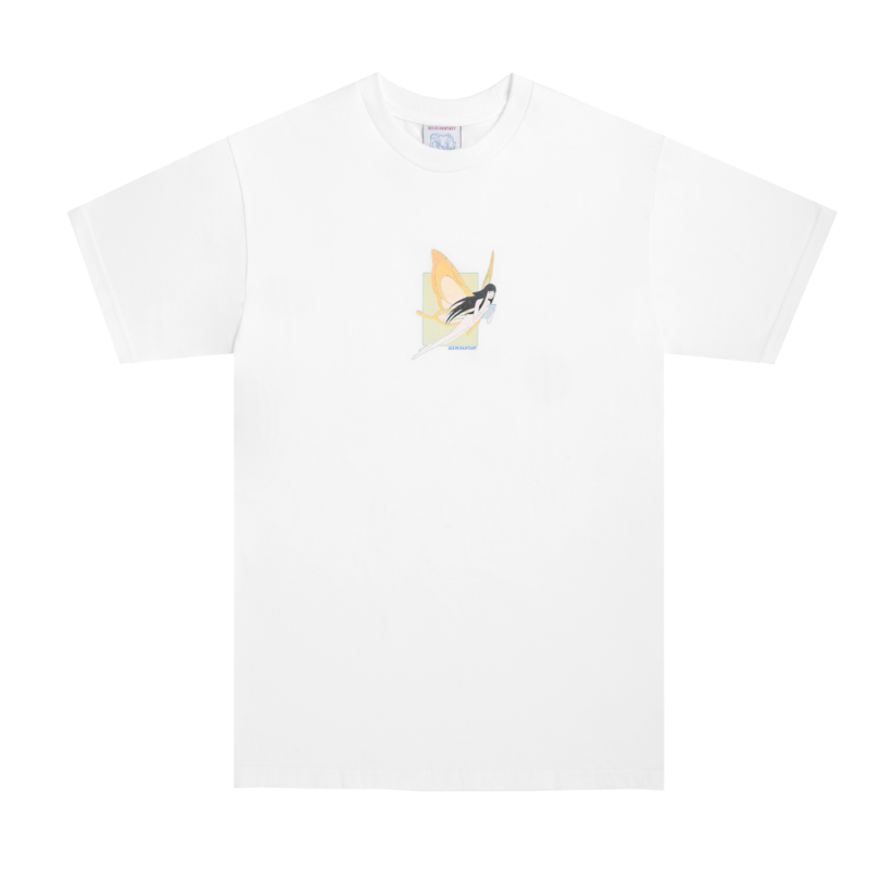 Sci-Fi Fantasy Moth Girl T-Shirt - Blanc