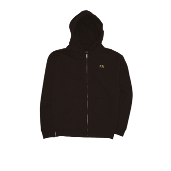 Fucking Awesome Lesser God Embroidered Zip Up Hoodie - Black