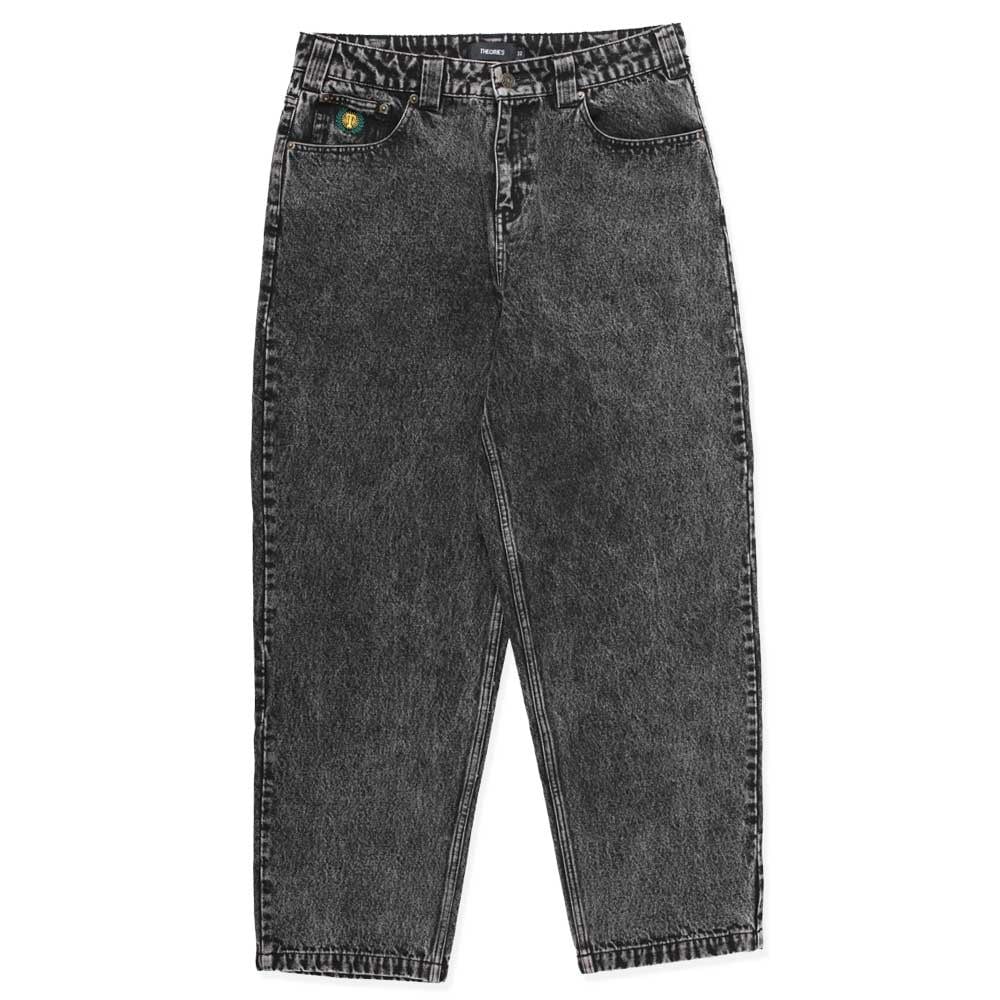 Theories Plaza Jeans - Acid Wash Black - Palm Isle Skate Shop