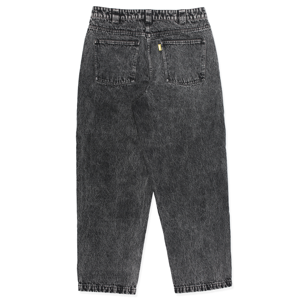 Denim&Co, Jeans, Denim Co Regular Comfy Knit Acid Wash Crop Jeans Black  Sz M A39883