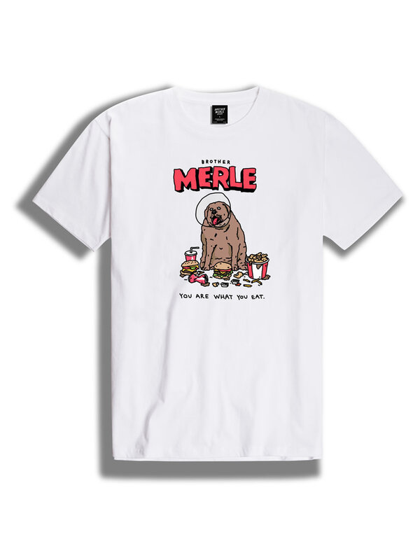 Brother Merle Dog Food T-Shirt - White