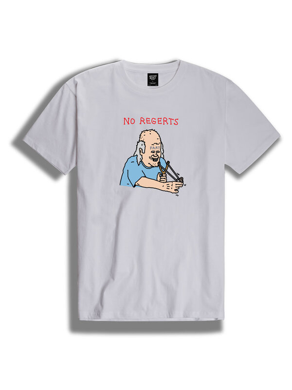 Brother Merle No Regrets T-Shirt - Argent