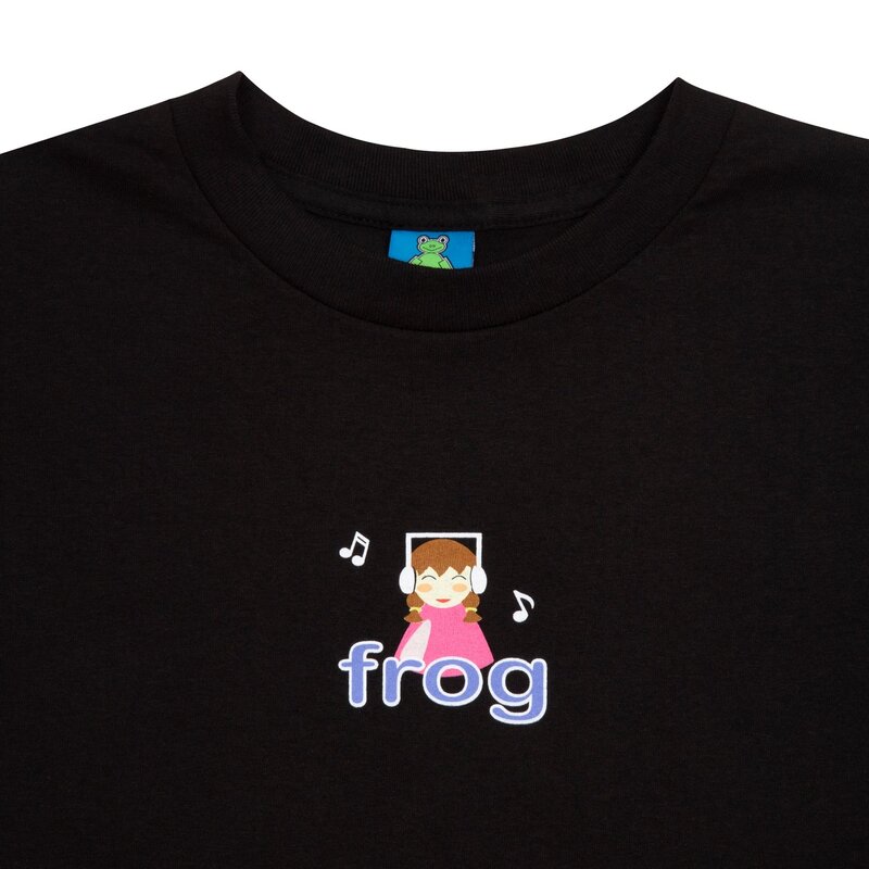 Frog I'm Not Listening T-Shirt - Noir