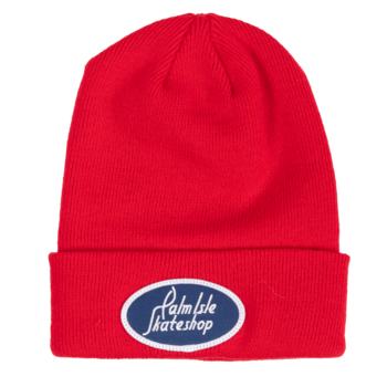 Palm Isle Gas Station Classic Beanie - Red