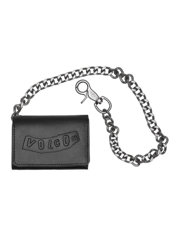 Volcom Pistol Leather Wallet - Black