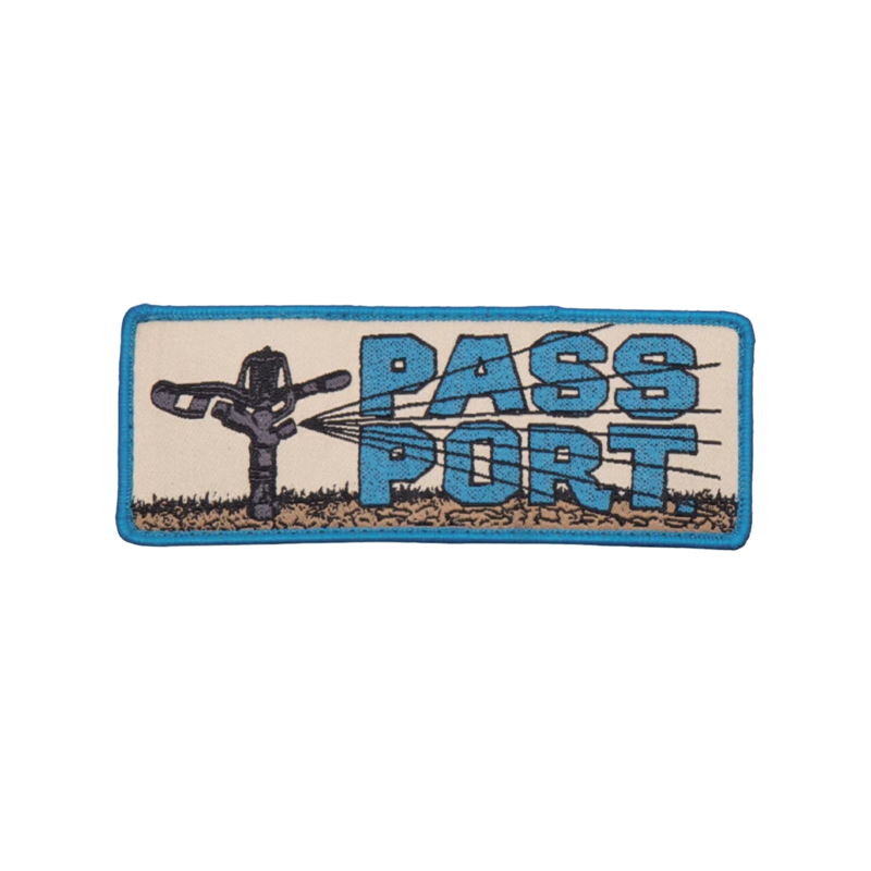 Pass~Port Water Restrictions Embroidered Patch