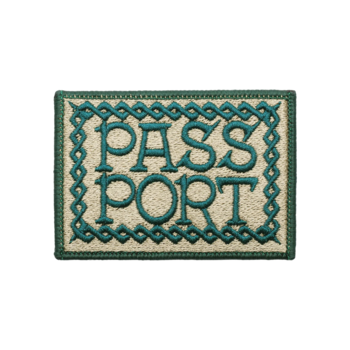 Pass~Port Invasive Logo Embroidered Patch