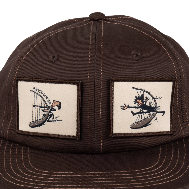 Pass~Port Maestro Casual Cap - Chocolate