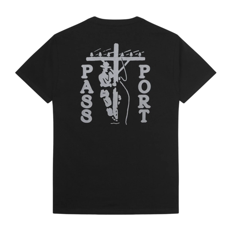 Pass~Port Line~Worx Pocket Tee - Black