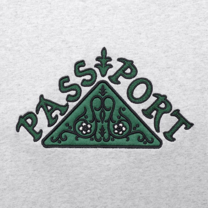 Pass~Port Manuscript T-Shirt- Cendre