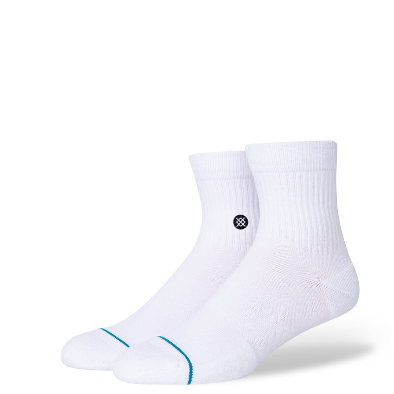 Stance Icon Quarter Socks 3 Pack - White