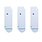 Stance Icon Paquet de 3 Chaussettes 3/4 - Blanc