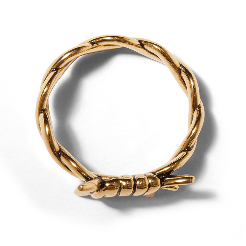 HUF Barbed Wire Bague - Or