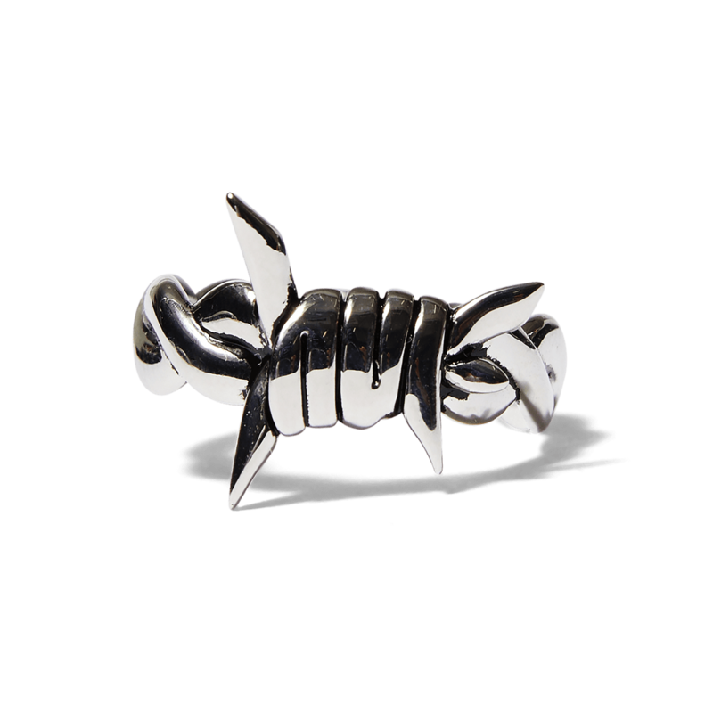 HUF Barbed Wire Bague - Argent