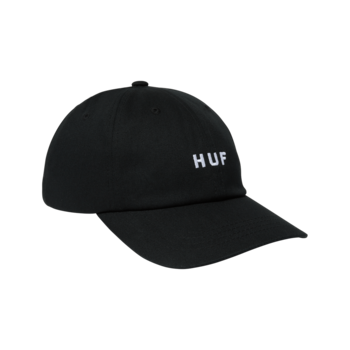 HUF Set OG Curved Visor 6-Panel Hat - Black