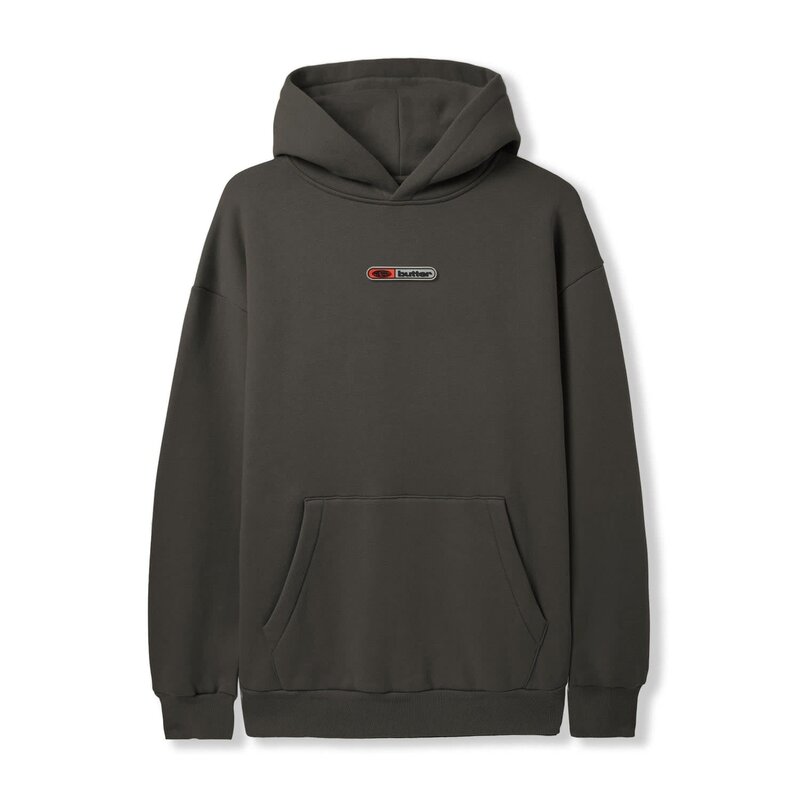 Butter Goods Cliff Pullover Hood - Charcoal