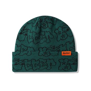 Dime Classic Wool Fold Beanie - Army - Palm Isle Skate Shop