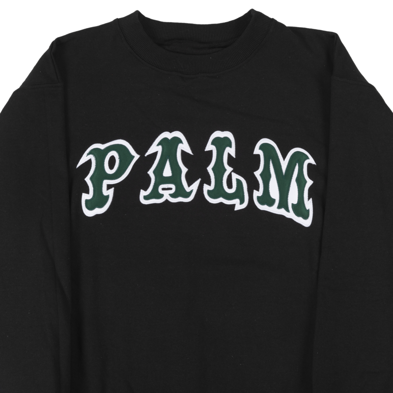Palm Isle League Crewneck - Black/Green