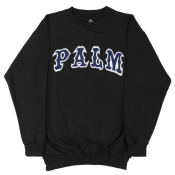 Palm Isle League Crewneck - Black/Blue