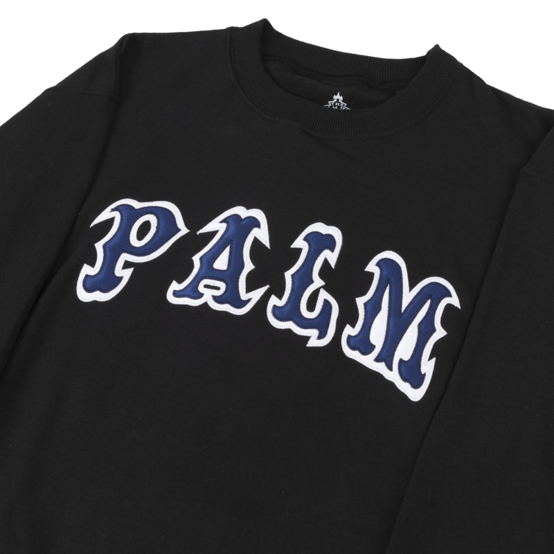 Palm Isle League Crewneck - Black/Blue