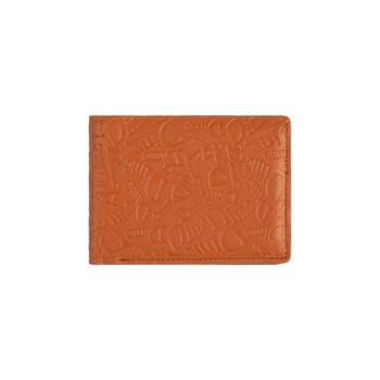 Dime Haha Leather Wallet - Almond