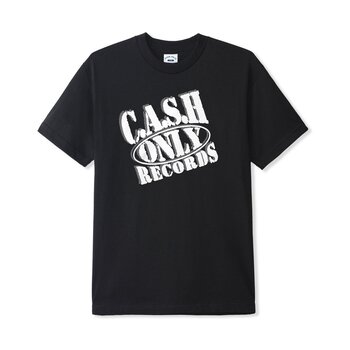 Cash Only Records Tee - Black