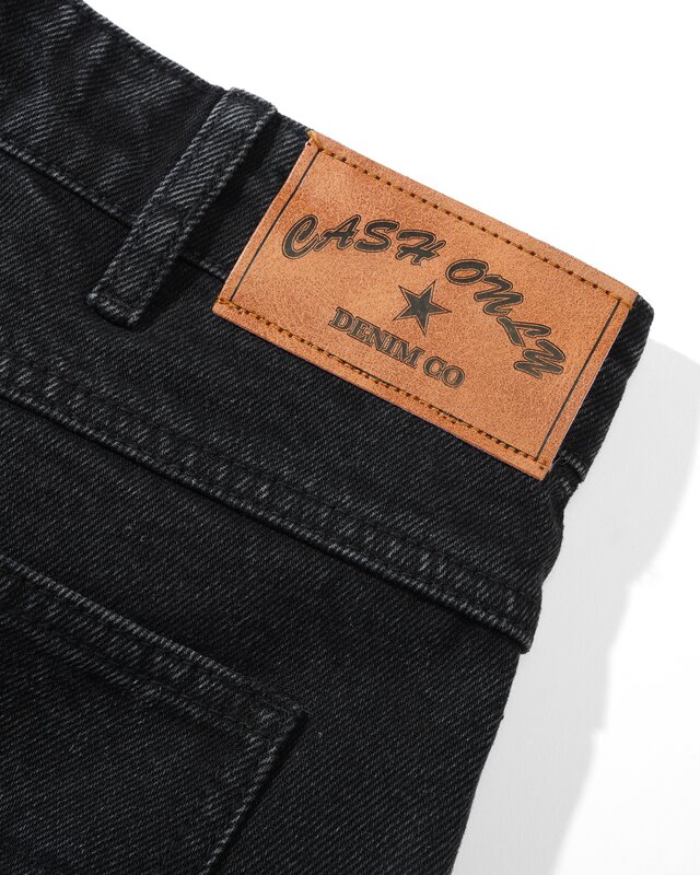 Cash Only Bone Denim Jeans - Noir