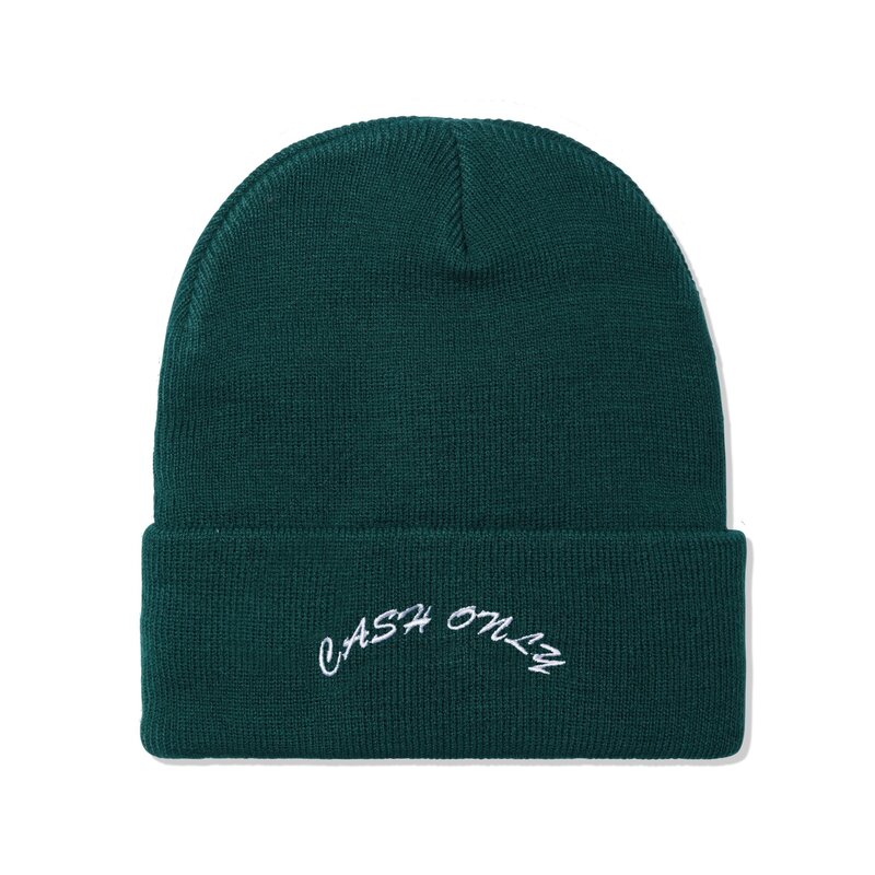 Cash Only Logo Beanie - Forest