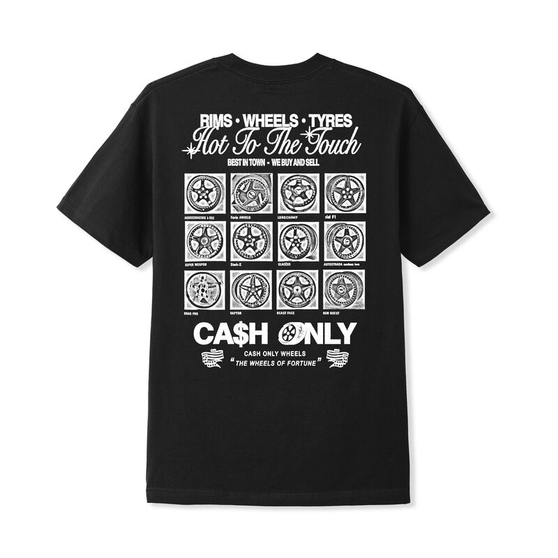 Cash Only Wheels T-Shirt - Noir