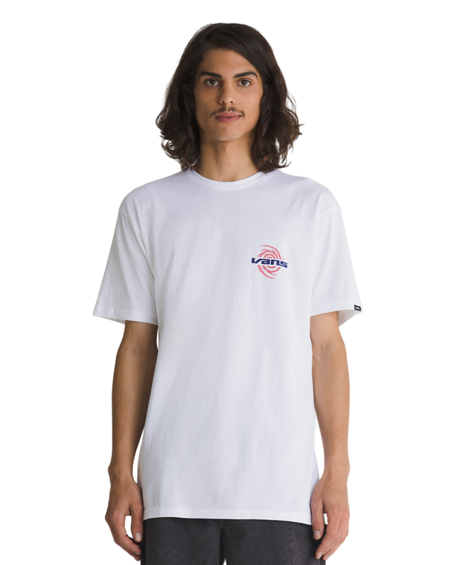 Vans Wormhole Warped T-Shirt - Blanc