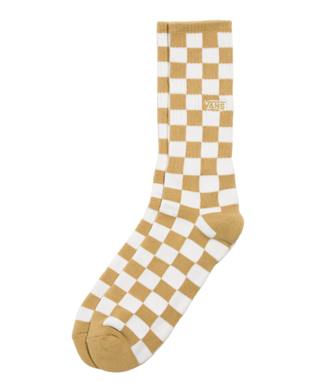 Vans Checkerboard Crew Sock - Antelope