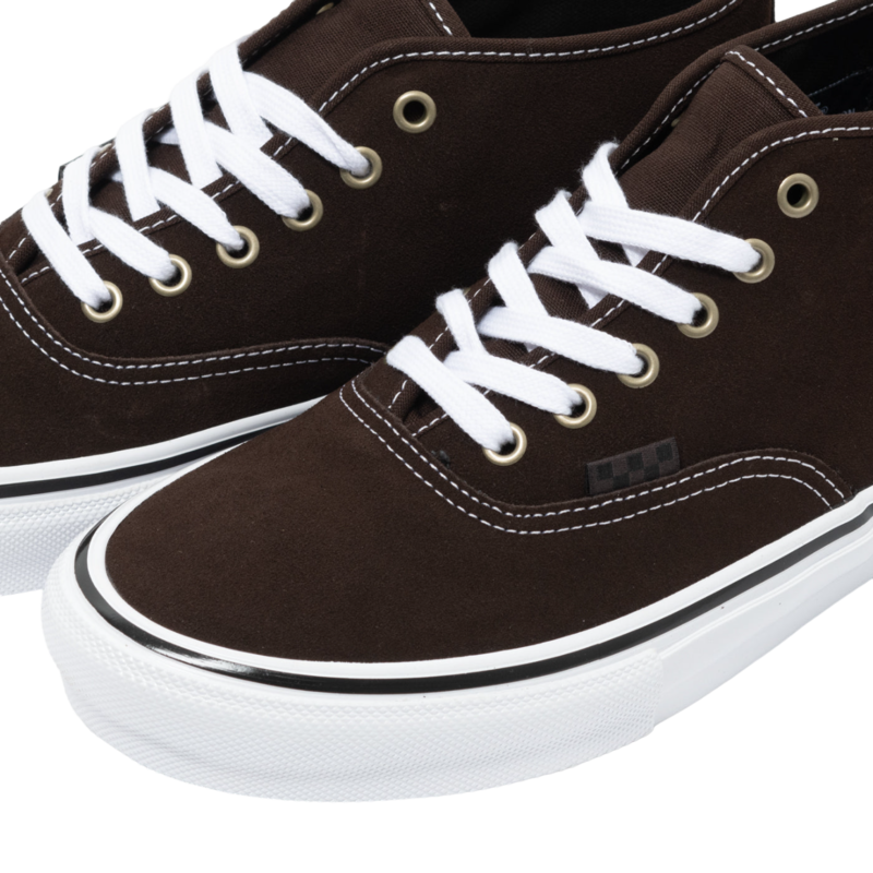 Vans Skate Authentic Mid VCU - Dark Brown/White