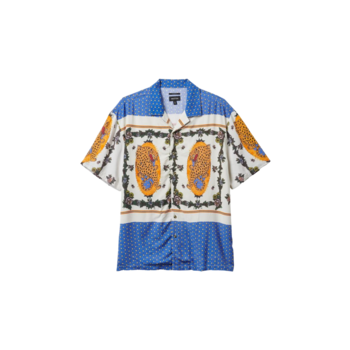 Brixton Bunker Reserve Fiesta S/S Camp Collar Woven Shirt - Mexico City Jaguar