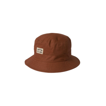 Brixton Woodburn Chapeau Baquet Pliable - Terracotta Sol Wash