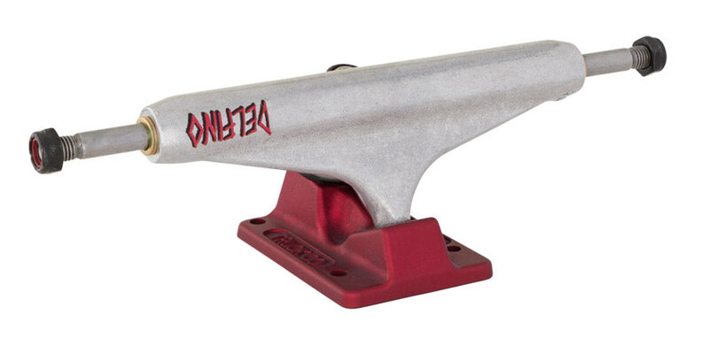 Independent Stage 11 Hollow Delfino Trucks - Silver/Red