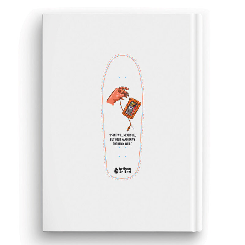 Jason C Arnold and Kevin Wilkins Artisan United Skateboard Illustration and Fine Art Livre à Couverture Rigide
