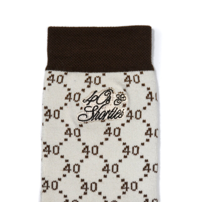 40s & Shorties Bespoke Socks - Beige