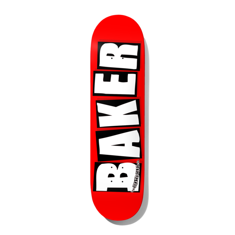 Baker Brand Logo White Deck - 8.5"