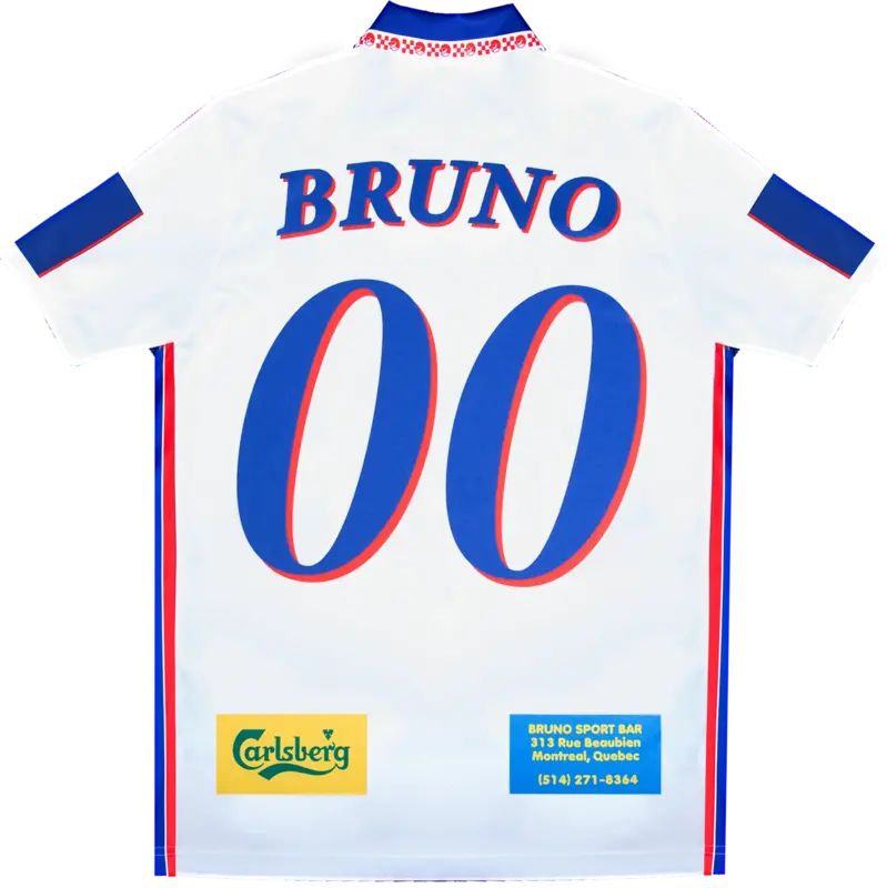 Classic Grip Bruno Home Jersey - White