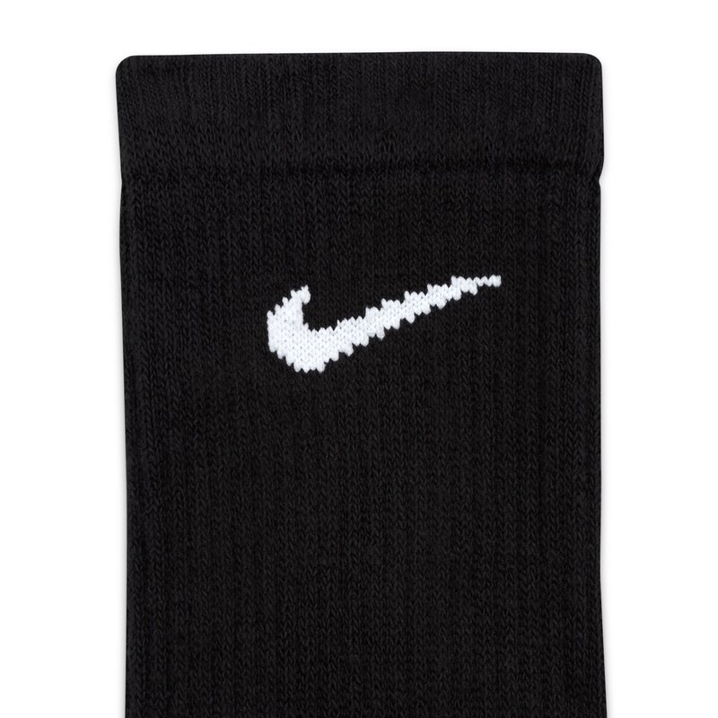 Nike SB Everyday Plus Cushioned Training Crew Socks (3 Pairs) - Black/White