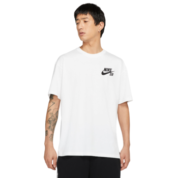 Nike SB Logo Skate T-Shirt - Blanc/Noir
