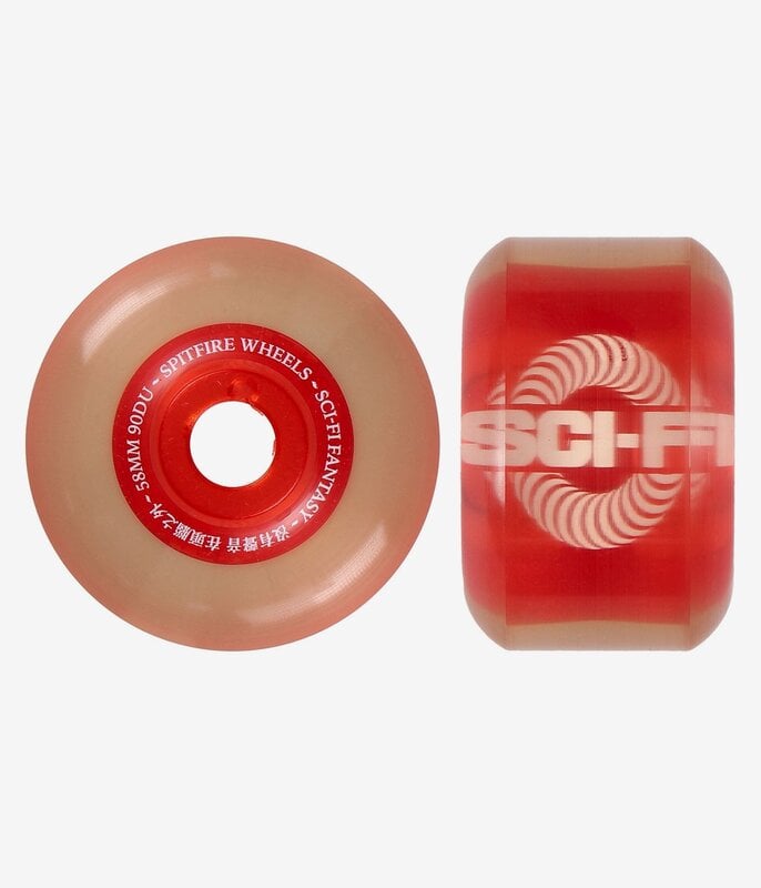 Spitfire x Sci-Fi Fantasy 90DU Sapphires Radial Clair/Rouge - 58mm